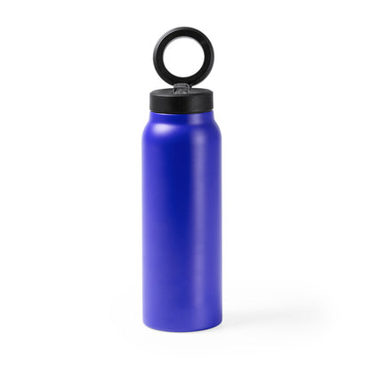 Botella térmica 750 ml con soporte magnético para móvil · Royal