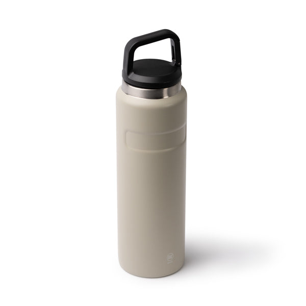 Botella térmica mate de acero reciclado 550 ml con mosquetón