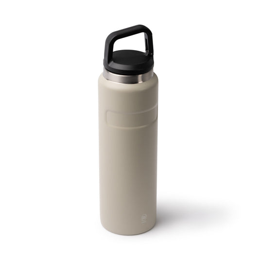 Botella térmica mate de acero reciclado 550 ml con mosquetón