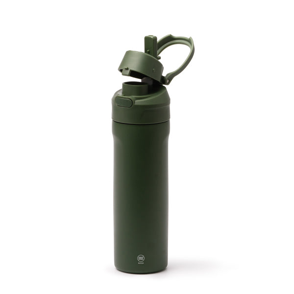 Botella térmica de acero reciclado 700 ml con pajita