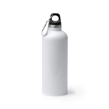 Botella térmica blanca 500 ml con mosquetón · Blanco