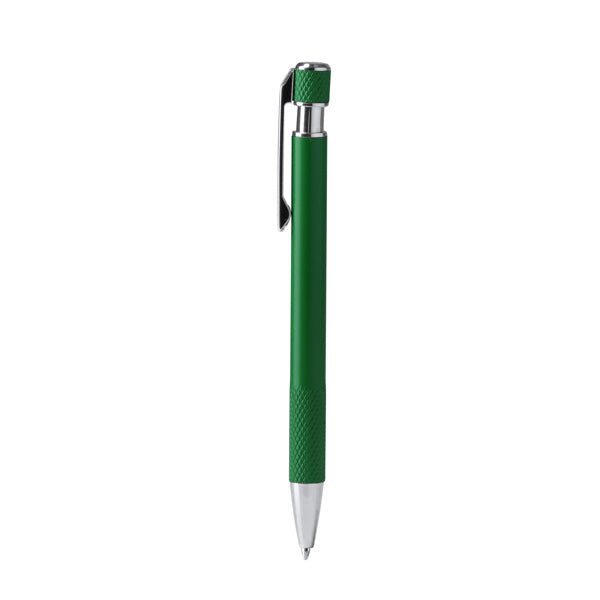 Bolígrafo fino de aluminio reciclado mate · Verde Helecho