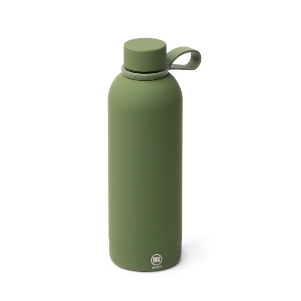 Botella térmica de acero reciclado 500 ml tacto goma
