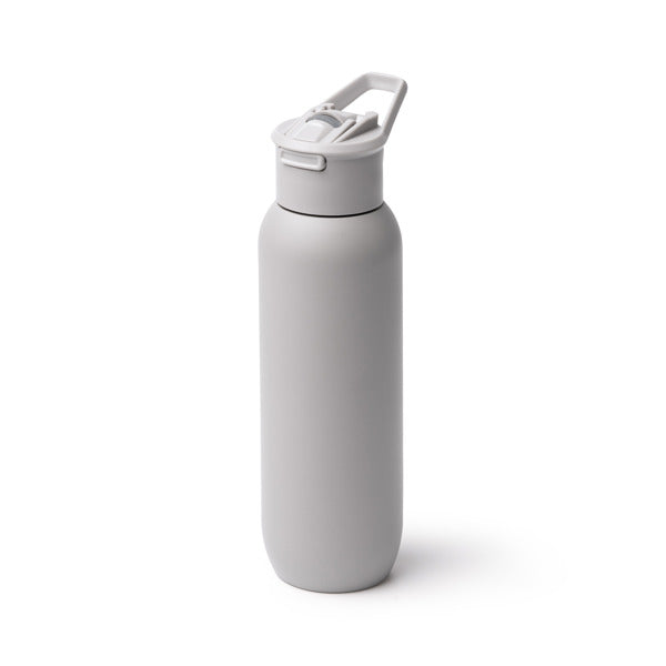 Botella térmica de acero reciclado 500 ml con pajita
