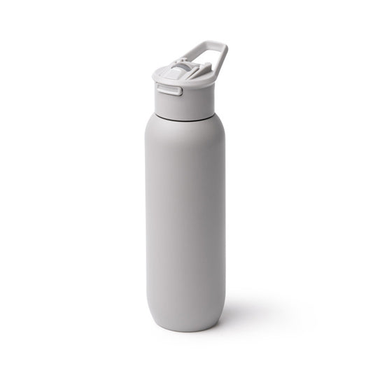 Botella térmica de acero reciclado 500 ml con pajita