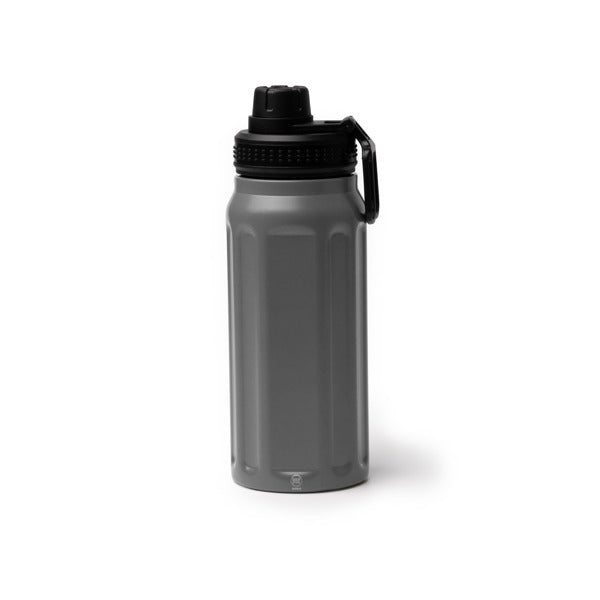 Botella térmica 540 ml con boquilla y asa retráctil · Gris