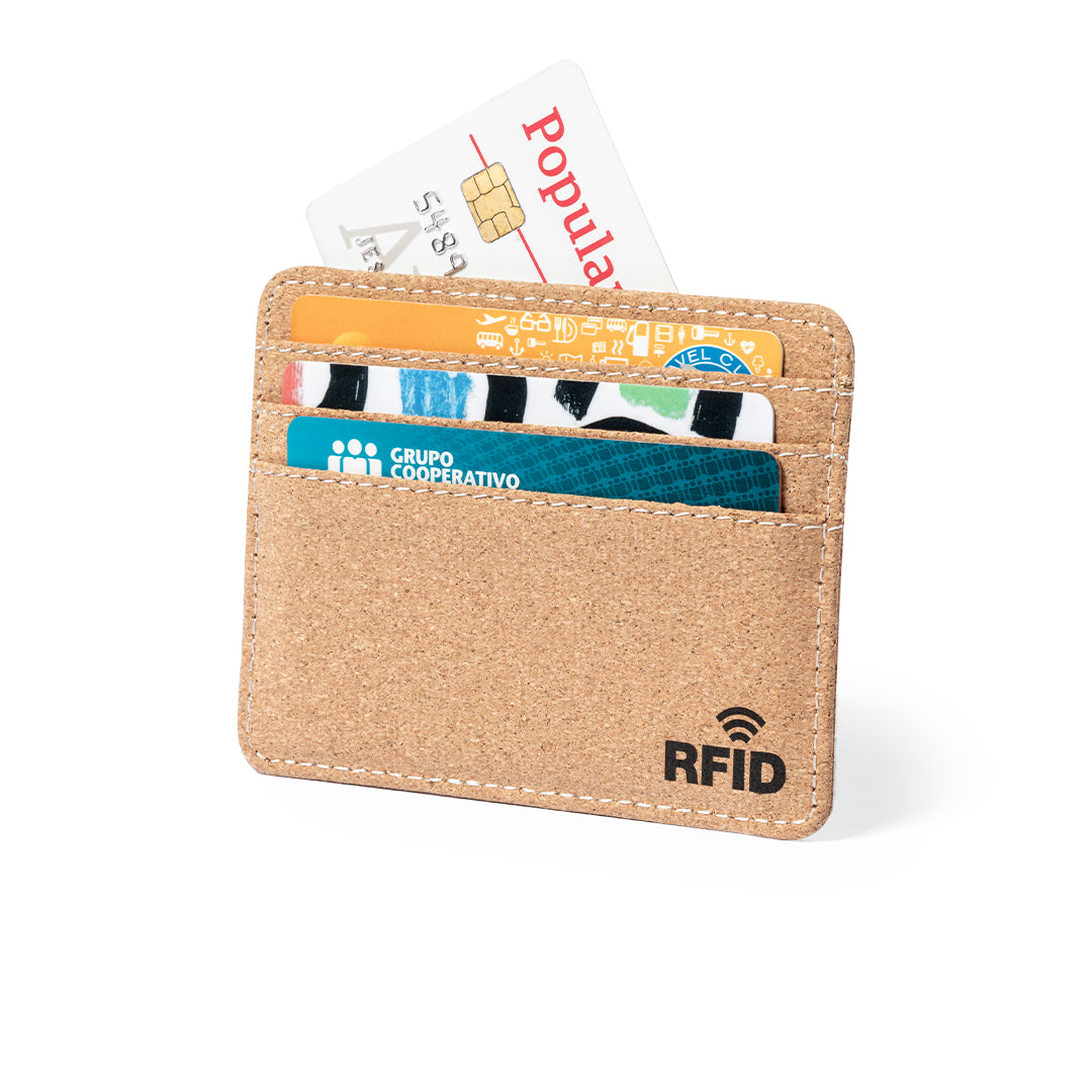 Tarjetero RFID de corcho