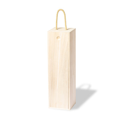 Caja de madera para botella