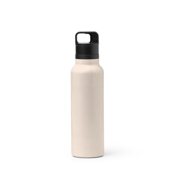 Botella térmica de acero reciclado 750 ml con botón · Beige