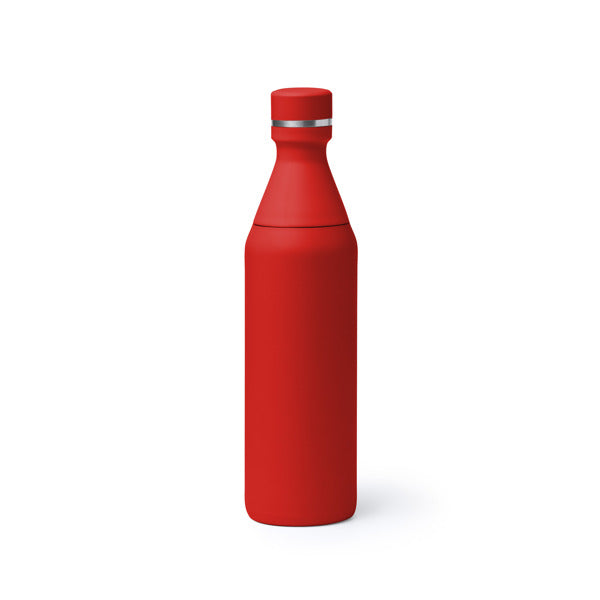 Botella térmica de acero inoxidable 550 ml con doble apertura · Rojo