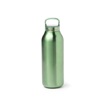 Botella térmica 500 ml con asa y base antideslizante · Verde Helecho