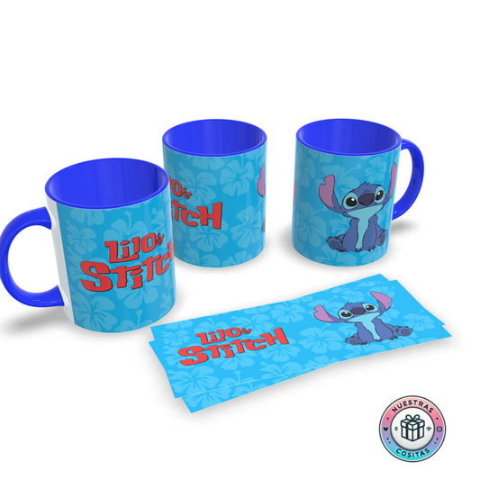 Taza Lilo & Stitch – Diseño Tropical con Stitch