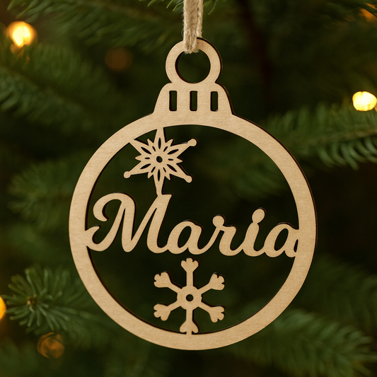Bola de navidad personalizada 1