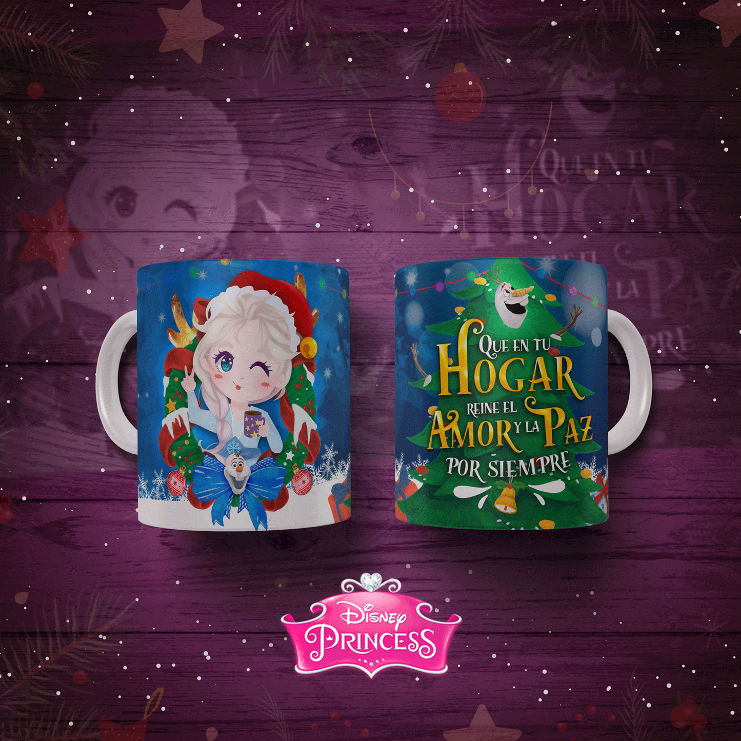 Taza Elsa - Que en tu hogar reine el amor y la paz