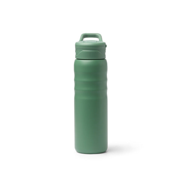 Botella térmica 710 ml con pajita y bloqueo · Verde Salvia