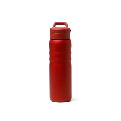 Botella térmica 710 ml con pajita y bloqueo · Rojo