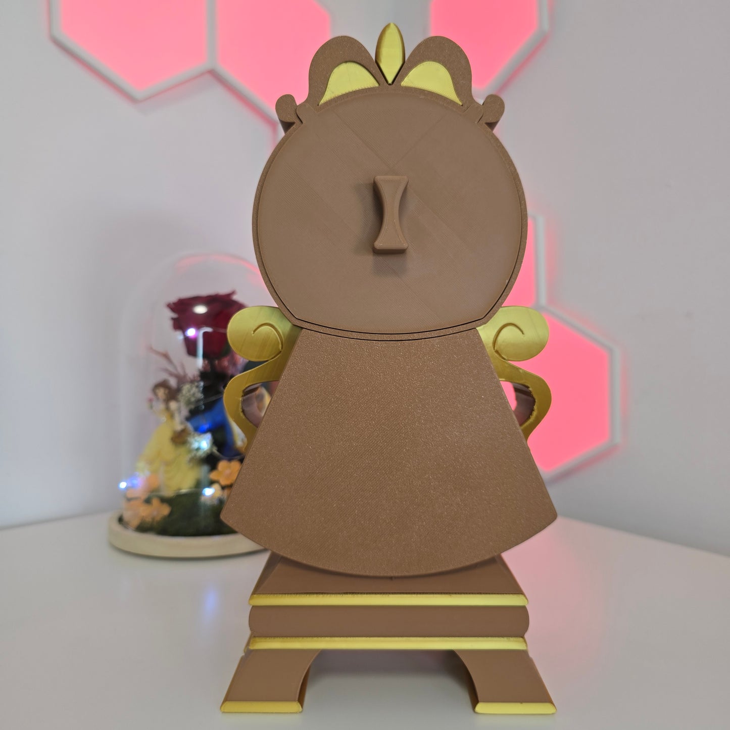 Reloj guardaobjetos de Cogsworth – La Bella y la Bestia