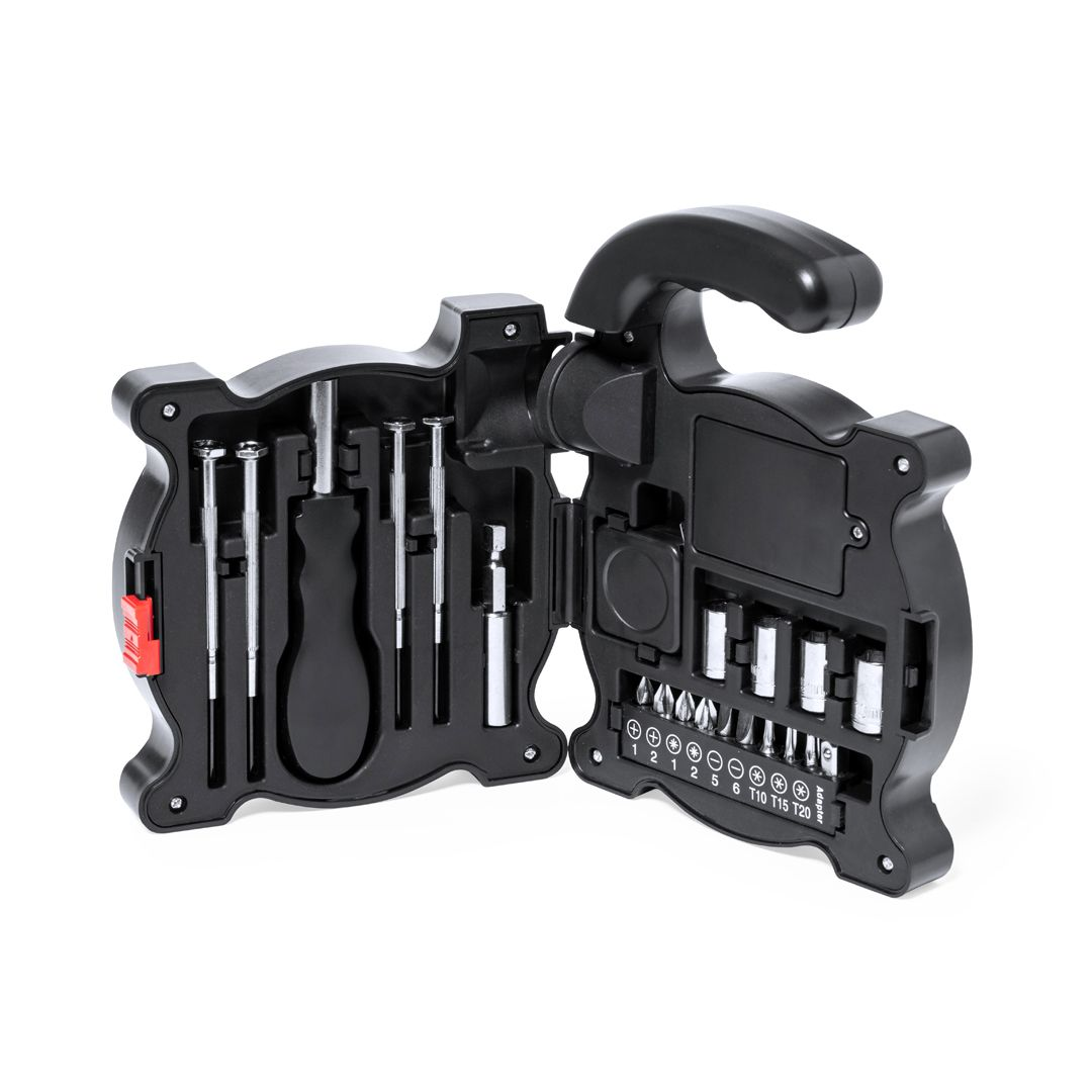 Set de Herramientas con Linterna LED (21 Accesorios)