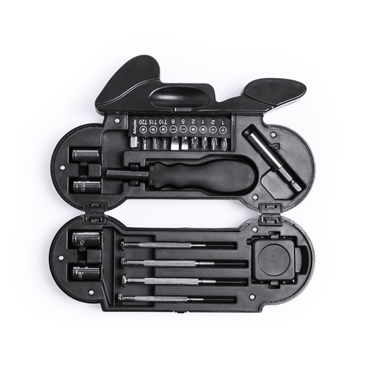 Set de Herramientas "Moto Pro" con Linterna LED (21 Piezas)