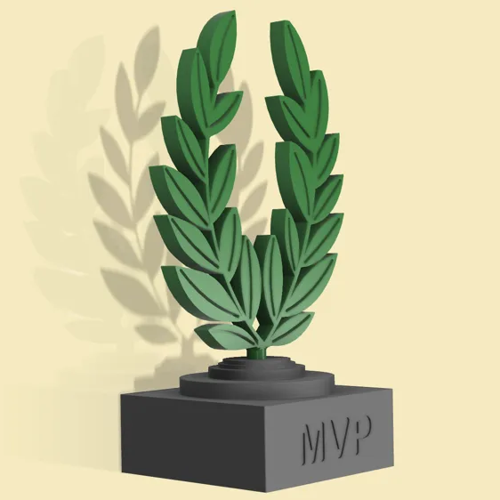 Trofeo rama de Olivo MVP
