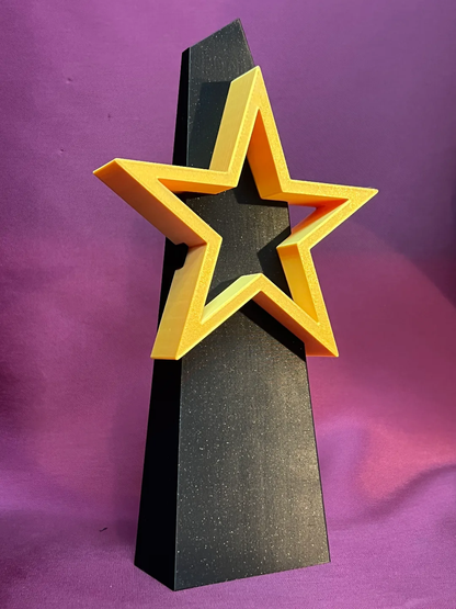 Trofeo estrella monolito