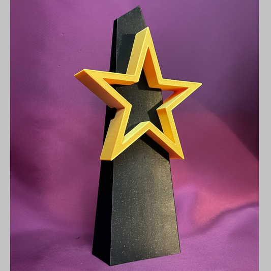 Trofeo estrella monolito