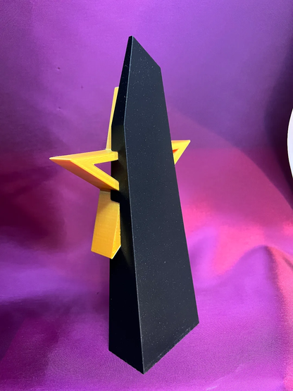 Trofeo estrella monolito
