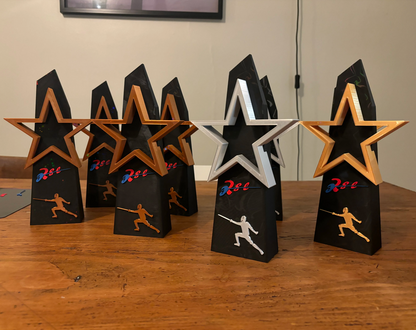 Trofeo estrella monolito