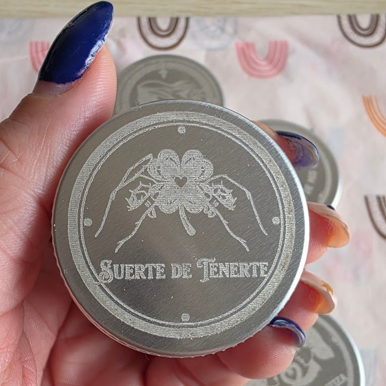 Bálsamo Labial Personalizado – Vainilla & SPF15 – Tarrito de Aluminio Grabado