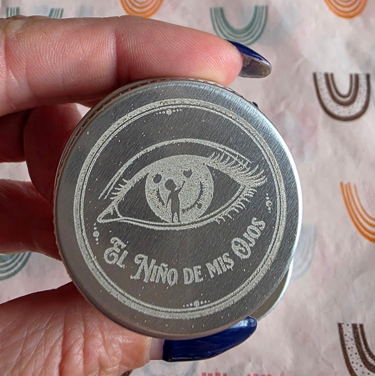 Bálsamo Labial Personalizado – Vainilla & SPF15 – Tarrito de Aluminio Grabado