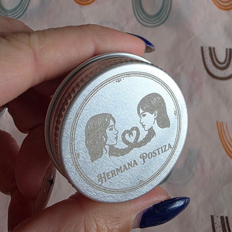 Bálsamo Labial Personalizado – Vainilla & SPF15 – Tarrito de Aluminio Grabado