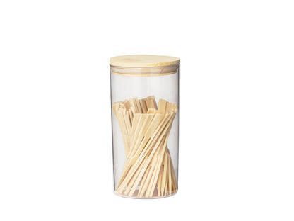 Bote con 50 palillos de bambú