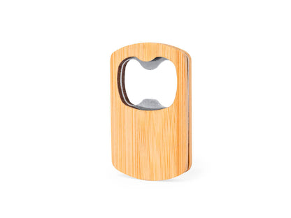 Abridor de bambú con imán
