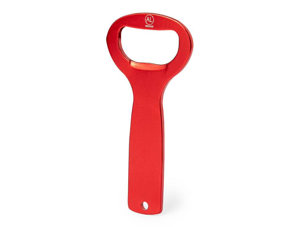 Abridor de aluminio reciclado para grabar · Rojo