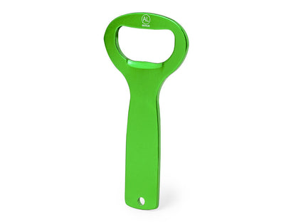 Abridor de aluminio reciclado para grabar · Verde
