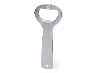 Abridor de aluminio reciclado para grabar · Plateado