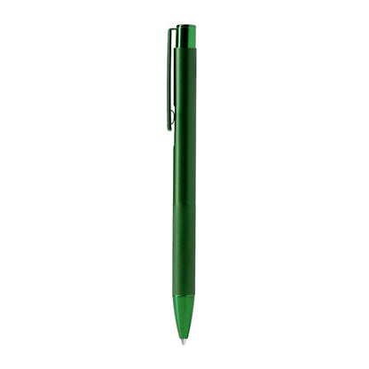 Bolígrafo de aluminio mate con detalles cromados · Verde Helecho