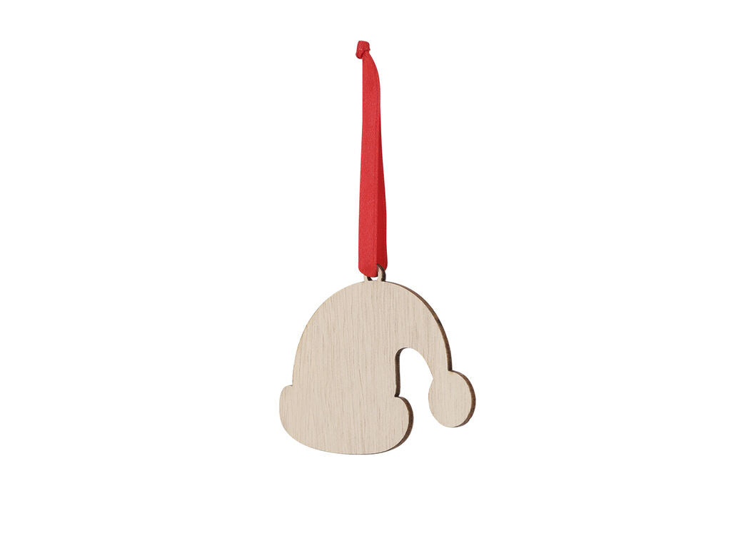 Adorno navideño de madera para sublimar · Gorro