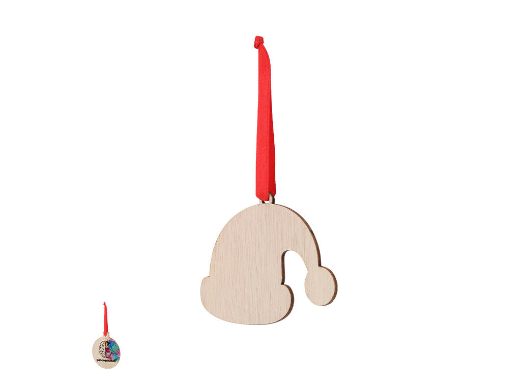 Adorno navideño de madera para sublimar