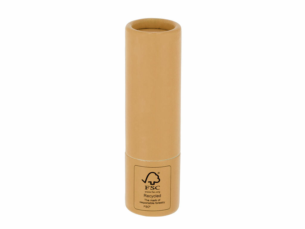 Bálsamo labial de cartón reciclado FSC · Natural
