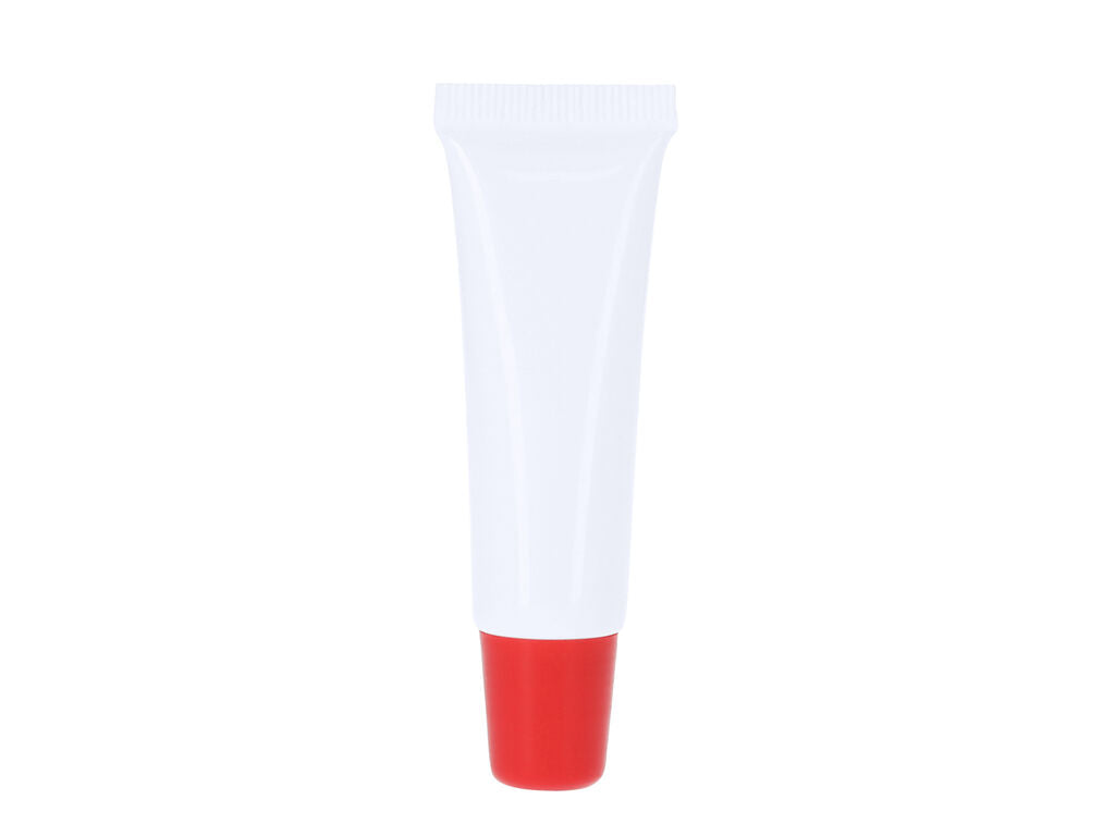Bálsamo labial en crema con aplicador tipo labial · Rojo