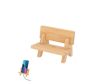 Soporte para móvil con forma de banco