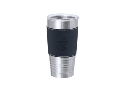 Vaso térmico con banda de polipiel 420 ml