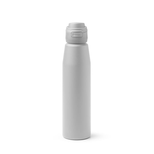 Botella de acero inoxidable 750 ml con botón · Gris