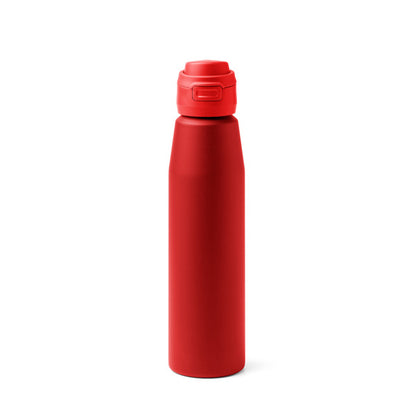 Botella de acero inoxidable 750 ml con botón · Rojo
