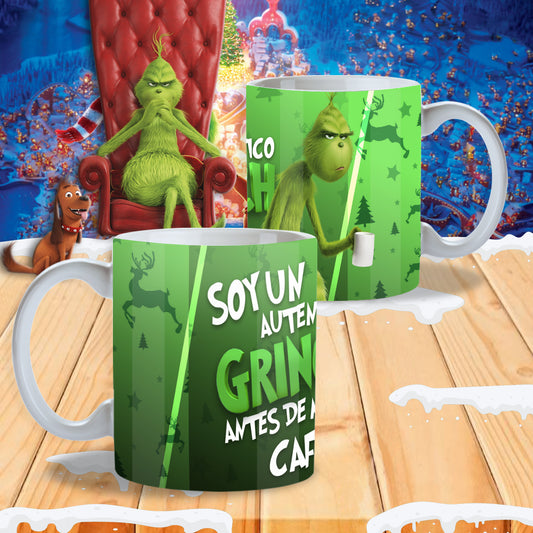 Taza Grinch Divertida Navidad - Regalo Original Anti Navidad - Diseño 2