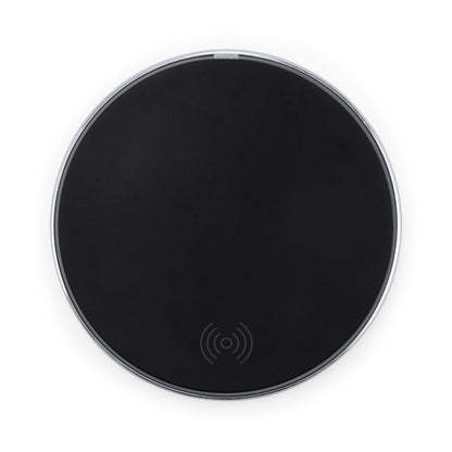 Cargador inalámbrico de aluminio 10 W · Negro