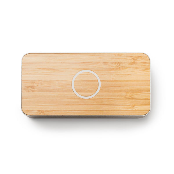 Altavoz Bluetooth 5 W con cargador inalámbrico · Crudo