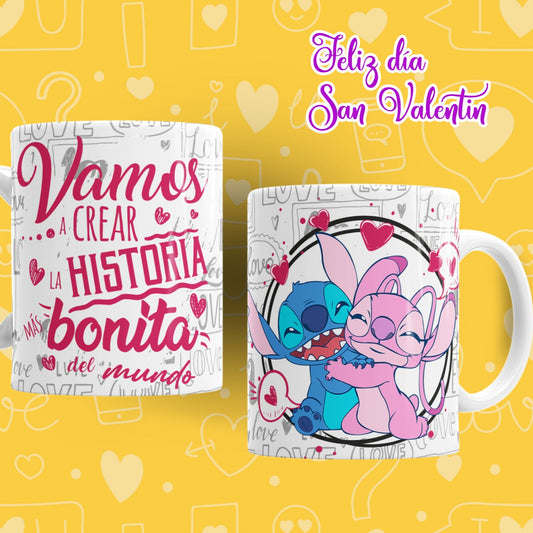 Taza Stitch y Angel – “Vamos a crear la historia más bonita”