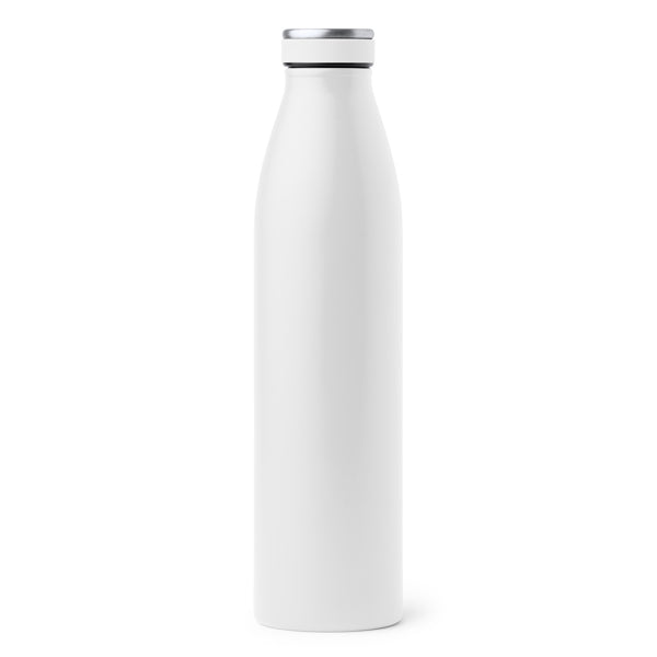 Botella térmica de acero 750 ml con aislamiento de cobre · Blanco